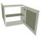 Peninsula Glazed Single Kitchen Wall Units - Low  - shown with doors/drawer fronts