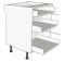 2 Drawer Base Unit with Internal Cutlery Drawer - shown 'as supplied' without doors/drawer fronts