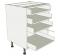 4 Drawer Pan Base Unit - shown 'as supplied' without doors/drawer fronts