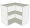 Corner Kitchen Wall Unit 'L' Shape Low - shown 'as supplied' without doors/drawer fronts
