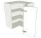Corner Kitchen Wall Units 'L' Shape Tall - shown with doors/drawer fronts