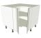 Corner Kitchen Base Unit Concave - shown with doors/drawer fronts