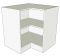 Standard Height Corner L Bedroom Units - Bi-fold - shown 'as supplied' without doors/drawer fronts