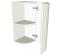 Curved Kitchen Panel Door Wall Unit - Medium - shown with doors/drawer fronts