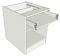 Drawerline Bedside Cabinet - Medium - shown 'as supplied' without doors/drawer fronts