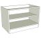 Double Highline Bedside Cabinet - Medium - shown 'as supplied' without doors/drawer fronts