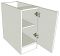 Highline Bedside Cabinet - Low - shown with doors/drawer fronts