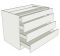 Standard Height 4 Drawer Bedroom Unit B - shown with doors/drawer fronts