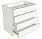 Bedroom Tallboy Units 980mm High - shown with doors/drawer fronts