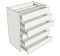 Bedroom Tallboy Units 1180mm High - shown with doors/drawer fronts