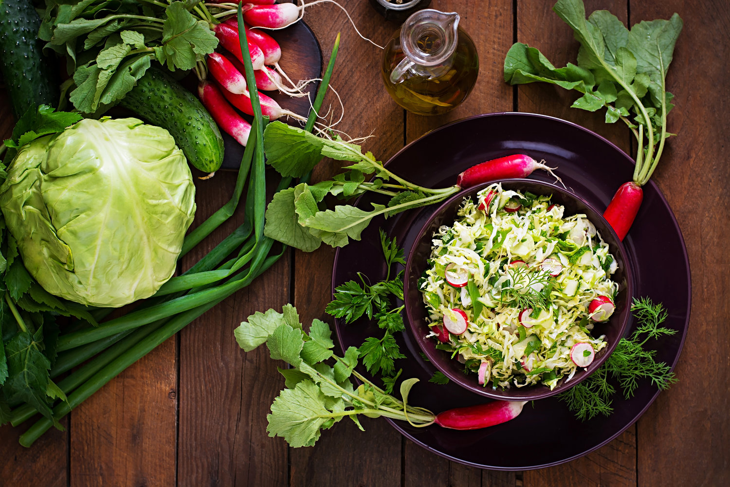 Salad healthy eating lettuce