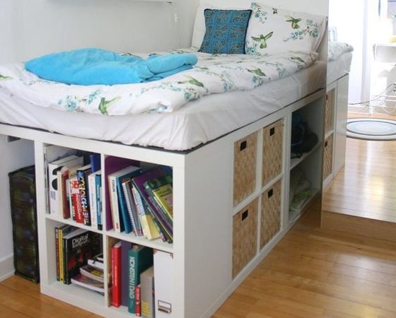 bed and storage combo