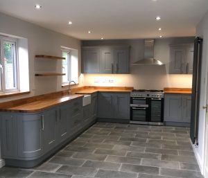 Newly fitted kitchen